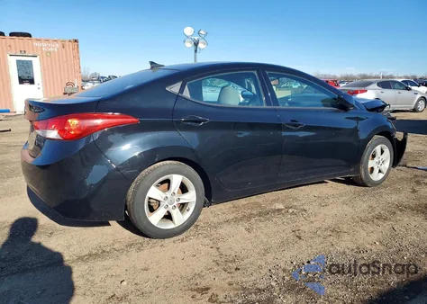 2013 Hyundai Elantra Gls from USA, damaged, VIN KMHDH4AE2DU895125